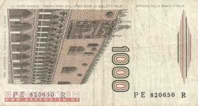 Italy - 1.000 Lire (#109b_F)