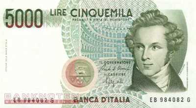 Italy - 5.000  Lire (#111b_UNC)