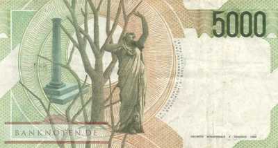 Italy - 5.000  Lire (#111c_F)