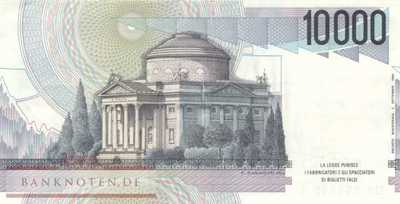 Italy - 10.000  Lire (#112d_XF)