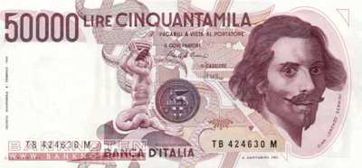 Italien - 50.000  Lire (#113a_UNC)