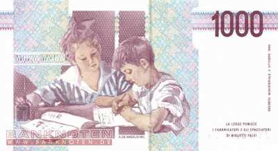 Italien - 1.000  Lire (#114a_UNC)