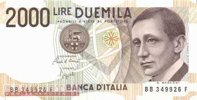 Italy - 2.000  Lire (#115_UNC)