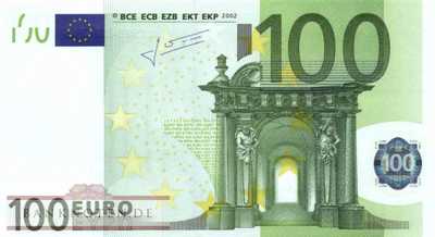 Italy - 100  Euro (#E012s-J015_UNC)