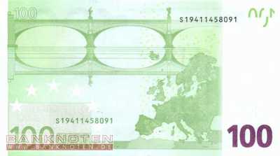 Italien - 100  Euro (#E012s-J022_UNC)