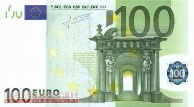 Italy - 100  Euro (#E012s-J022_UNC)