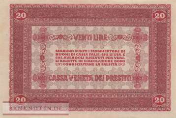 Italien - 20  Lire (#M007-1_VF)