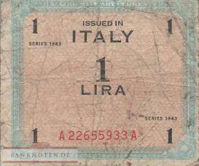 Italien - 1  Lira (#M010a_VG)
