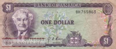 Jamaica - 1  Dollar (#054_F)