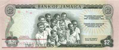 Jamaica - 2  Dollars (#058_UNC)