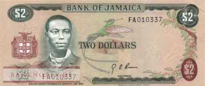Jamaica - 2  Dollars (#058_UNC)