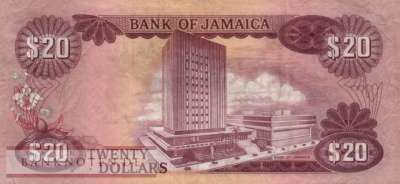 Jamaica - 20  Dollars (#063_VF)