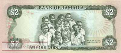 Jamaica - 2  Dollar (#069b-8709_UNC)