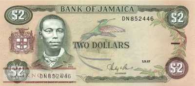 Jamaica - 2  Dollar (#069b-8709_UNC)