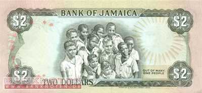 Jamaica - 2  Dollars (#069d-90_UNC)