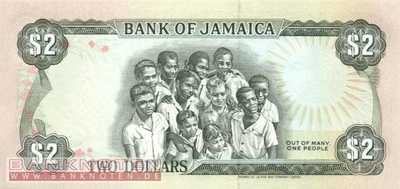 Jamaica - 2  Dollars (#069e_UNC)