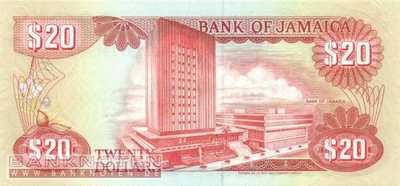 Jamaica - 20  Dollars (#072c_UNC)