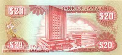 Jamaica - 20  Dollars (#072d_UNC)