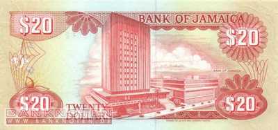 Jamaica - 20  Dollars (#072e_UNC)