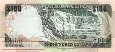 Jamaica - 100  Dollars (#080d_UNC)