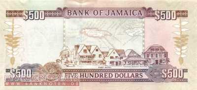 Jamaica - 500  Dollars (#085g_UNC)