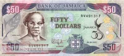 Jamaica - 50  Dollars - Gedenkbanknote (#089_UNC)