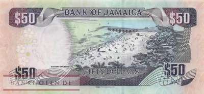 Jamaica - 50  Dollars (#094f_UNC)