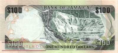 Jamaica - 100  Dollars (#095c_UNC)