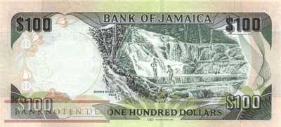Jamaica - 100  Dollars (#095d_UNC)