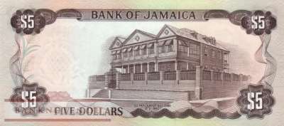 Jamaica - 5  Dollas (#CS3-3_UNC)
