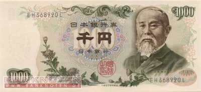 Japan - 1.000  Yen (#096d_UNC)