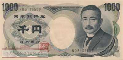 Japan - 1.000  Yen (#100d_UNC)