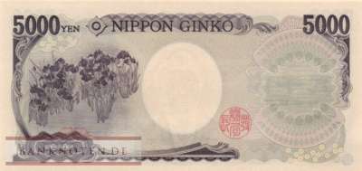 Japan - 5.000  Yen (#105d_UNC)