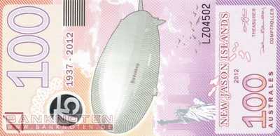 New Jason Islands - 100  Australes - private issue (#912a_UNC)