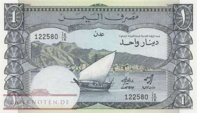 Jemen Demokratische Republik - 1  Dinar (#007_UNC)