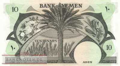 Jemen Dem. Rep. - 10  Dinars (#009a_AU)