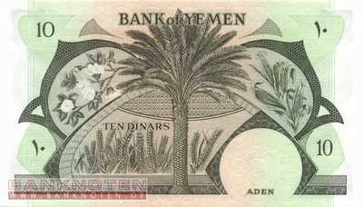Jemen Democratic Republic - 10  Dinars (#009b_UNC)