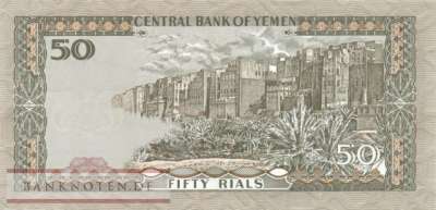 Yemen - 50  Rials (#027a_UNC)