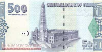 Jemen - 500  Rials (#031_UNC)