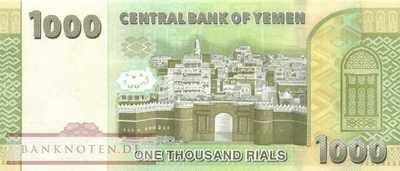 Jemen - 1.000  Rials - Ersatzbanknote (#040aR_UNC)
