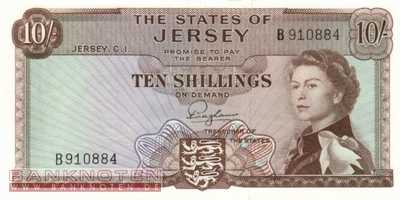 Jersey - 10  Shillings (#007a_UNC)