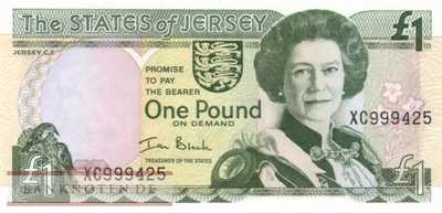 Jersey - 1  Pound (#026a_UNC)