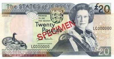 Jersey - 20  Pounds - SPECIMEN (#029s_UNC)