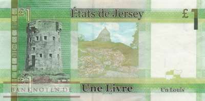 Jersey - 1  Pound (#032a_VF)