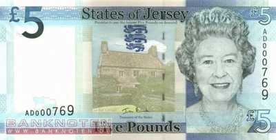 Jersey - 5  Pounds (#033a_UNC)