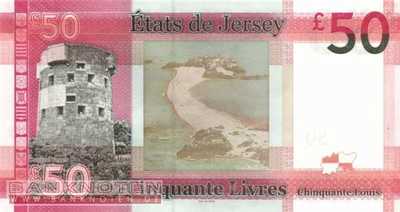 Jersey - 50  Pounds - Ersatzbanknote (#036ar_UNC)