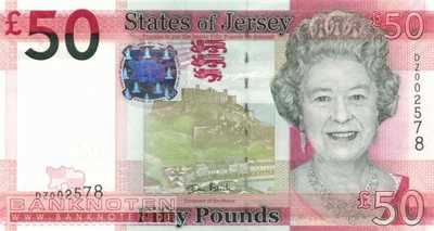 Jersey - 50  Pounds - Ersatzbanknote (#036ar_UNC)