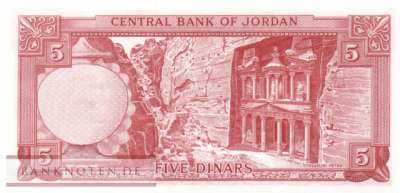 Jordanien - 5  Dinars (#015b_UNC)