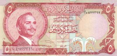 Jordan - 5  Dinars (#019d_UNC)