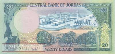 Jordan - 20  Dinars (#022c_UNC)